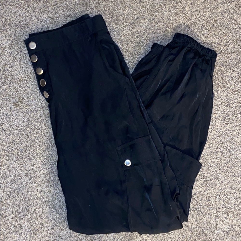 Black cargo baggy pant